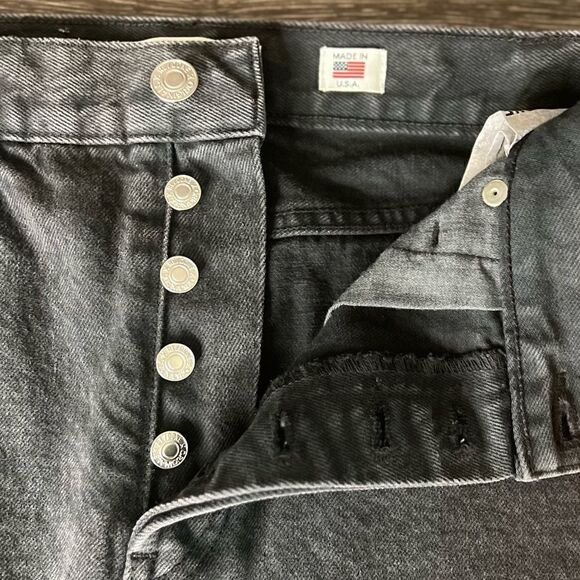 RE/DONE 90’s Mini Skirt in Washed Black. Size 26. NWT! - Picture 4 of 16